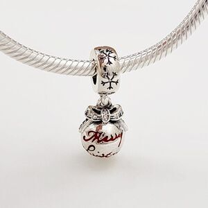 Pandora Merry Christmas Bauble Dangle Charm
